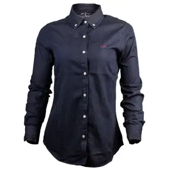 womens denim shirt no pockets