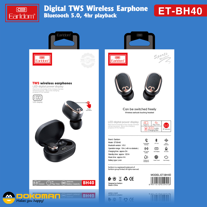Earldom (ET-BH40) Bluetooth Earphone 