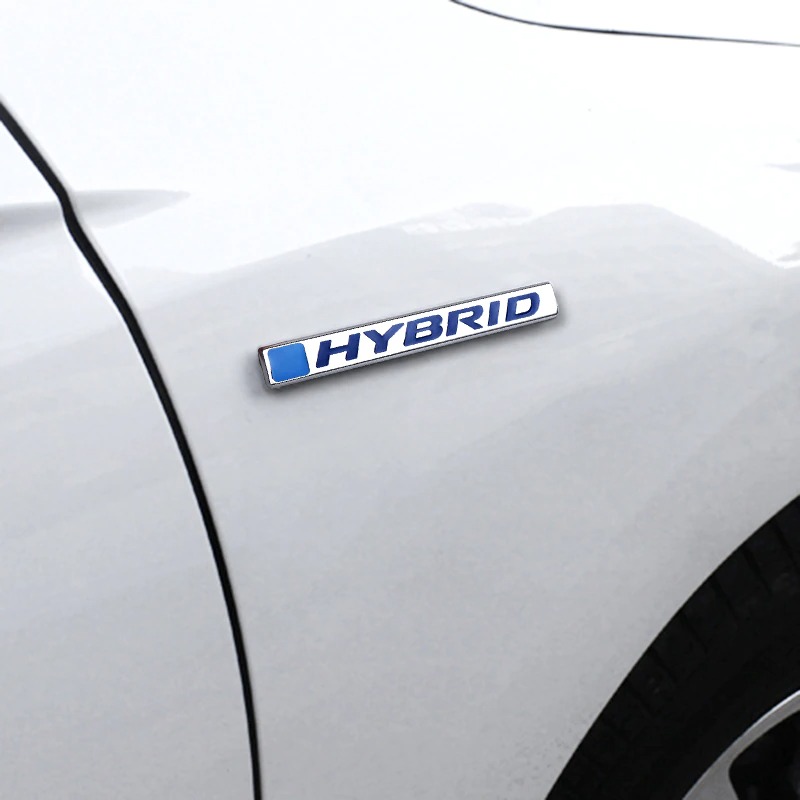 Ibrida Sticker 3D Car Styling HYBRID logo Metal Car Stickers Emblem Badge Decoration ...