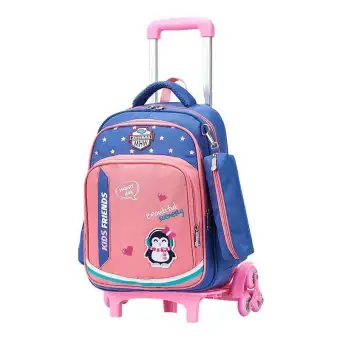 school bags with wheels for girls