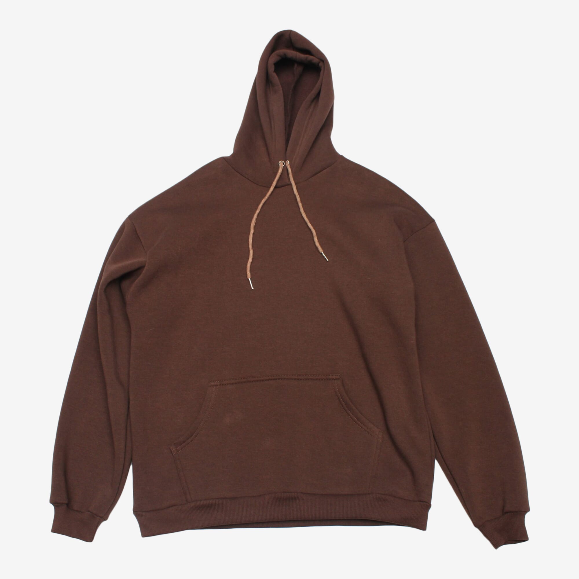 Brown shop color hoodie