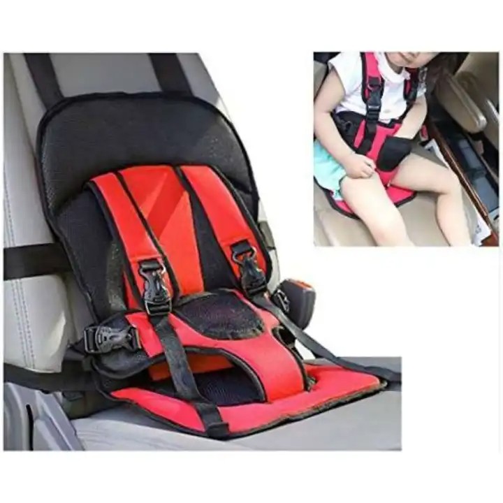 Baby car cushion shop seat with safety belt