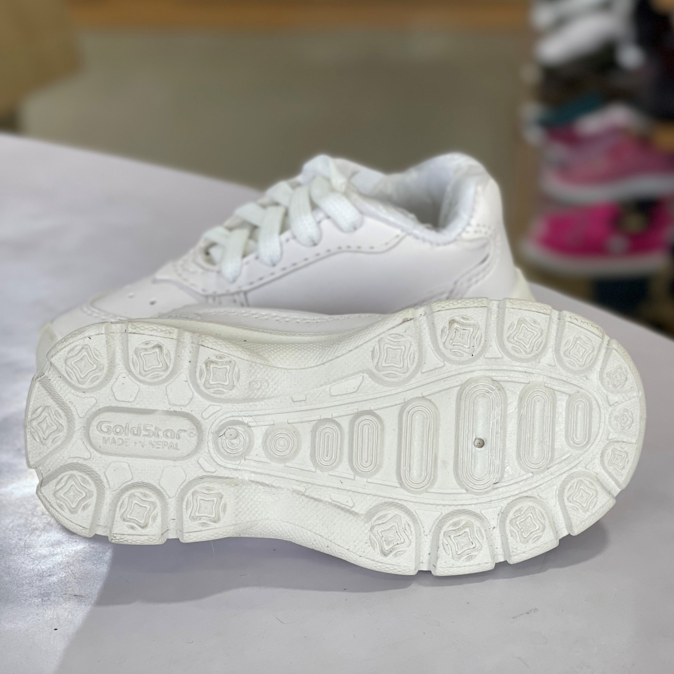 White Gold Star Shoes For Girl White Goldstar Shoes Grey Goldstar