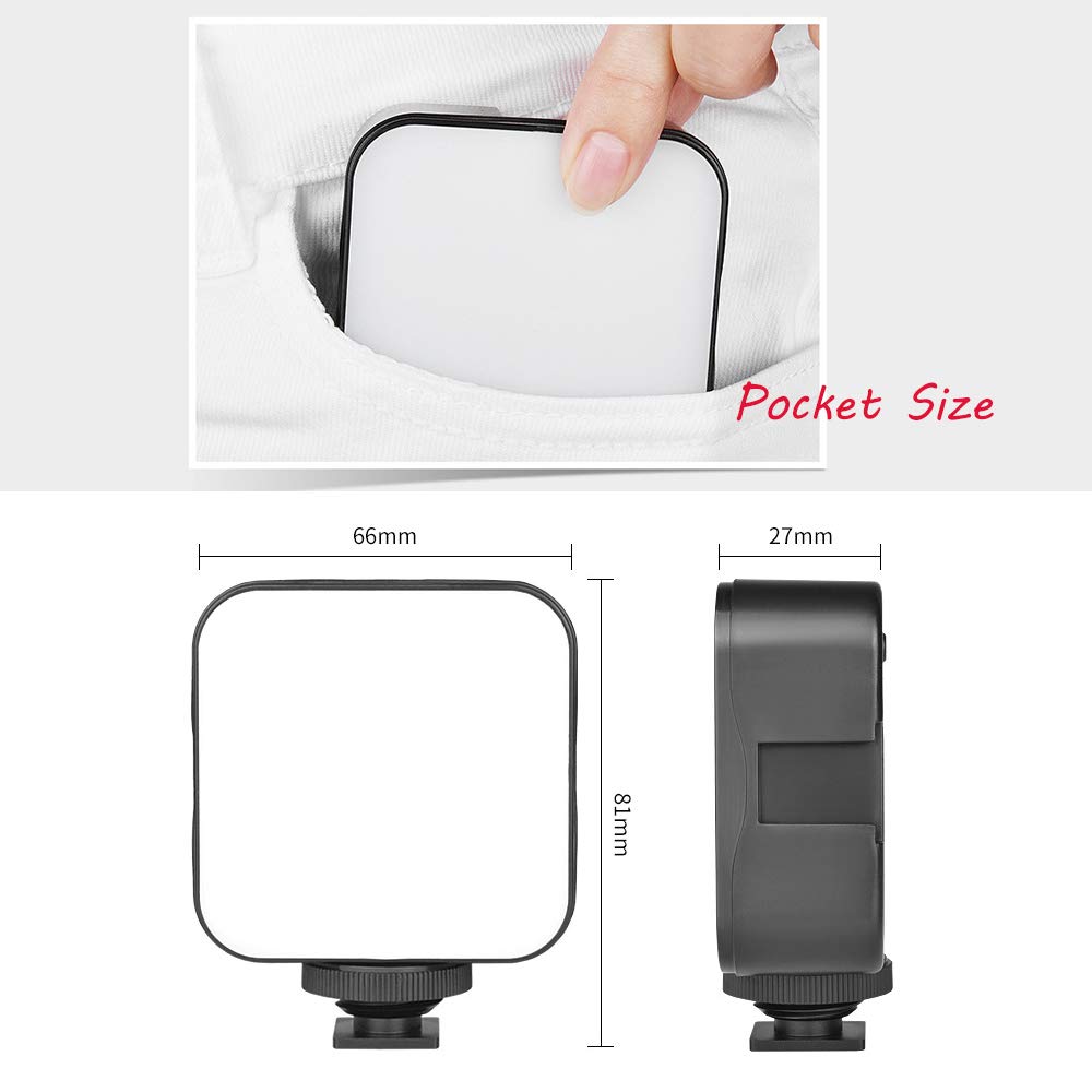 Handheld Camera Light AY-49J Video, LED Camera Light Full Color Portable Photography Lighting ...