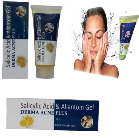 salicylic acid and allantoin gel face wash