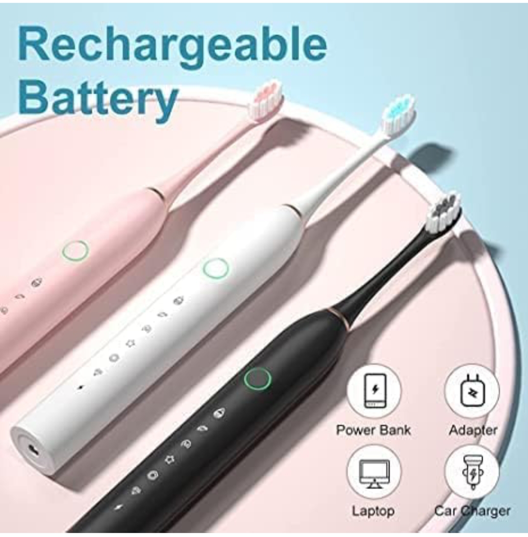 Sonic Electric Toothbrush for Adults,Rechargeable Electric Toothbrushe