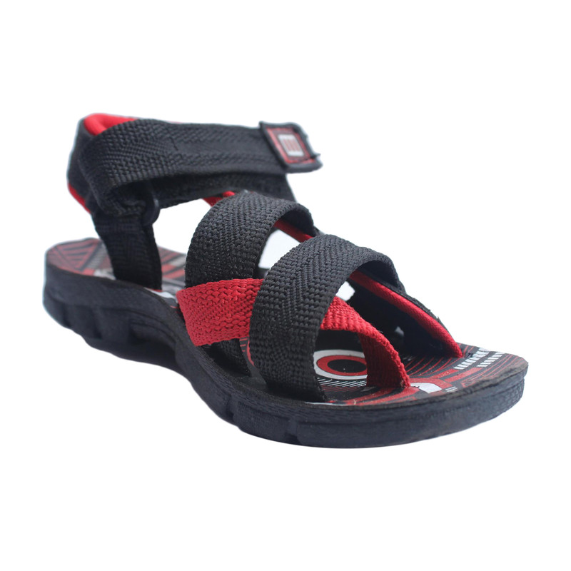 sports red belt slippers