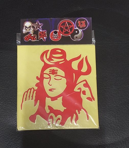 Sivan Sticker Shiva Stickers For Laptop, Car, Bike, Helmet, Study Table and office ...