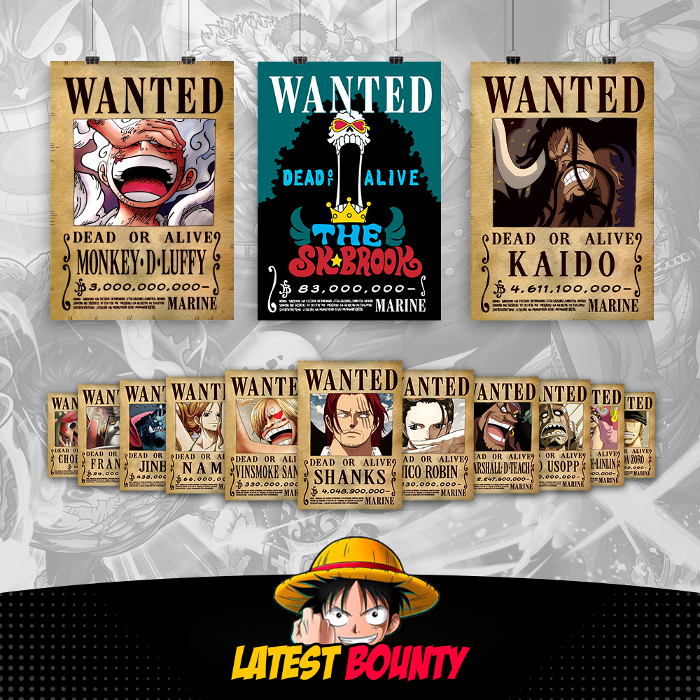One Piece Wanted Poster Set Updated 14 Pieces Premium Quality And Print Buy Online At Best Prices In Nepal Daraz Com Np