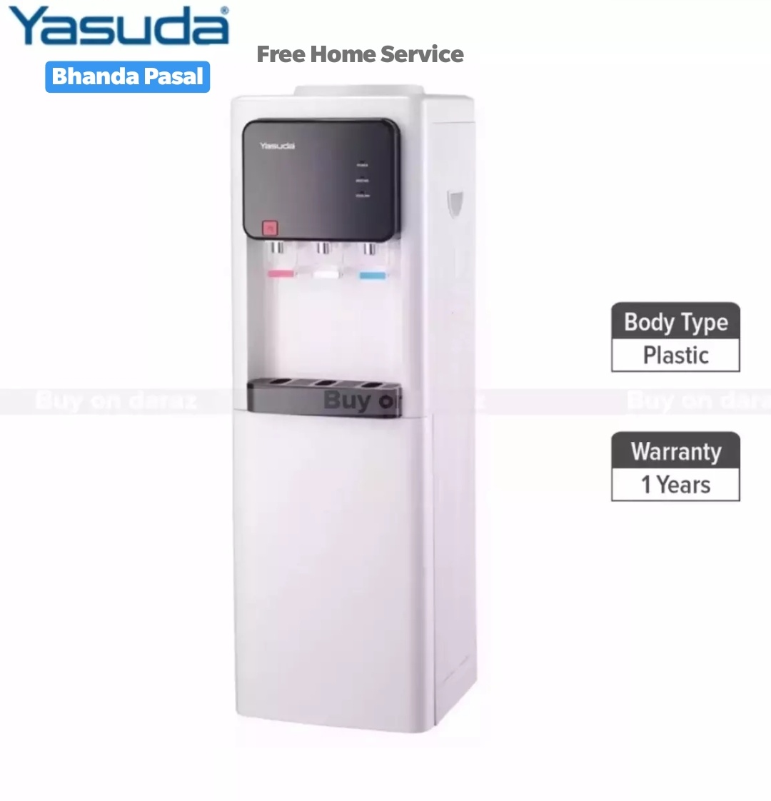 Yasuda Hot And Cold 3 Tap Water Dispenser