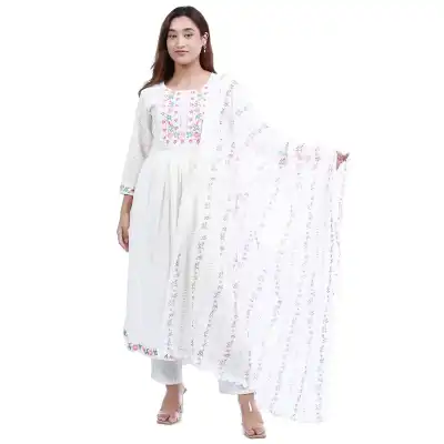 Anarkali kurti with on sale palazzo