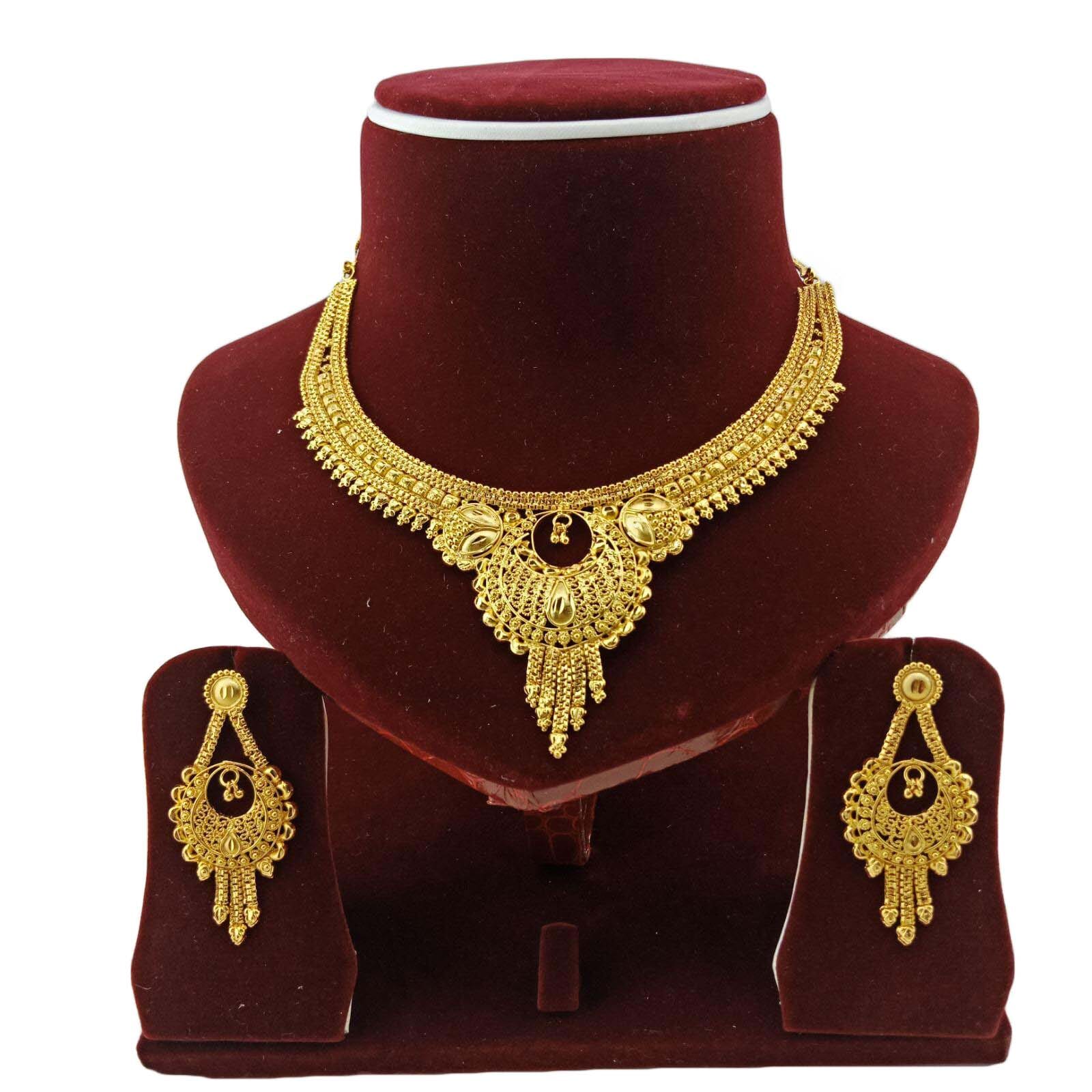 Golden Rani Haar Designed Necklace With 