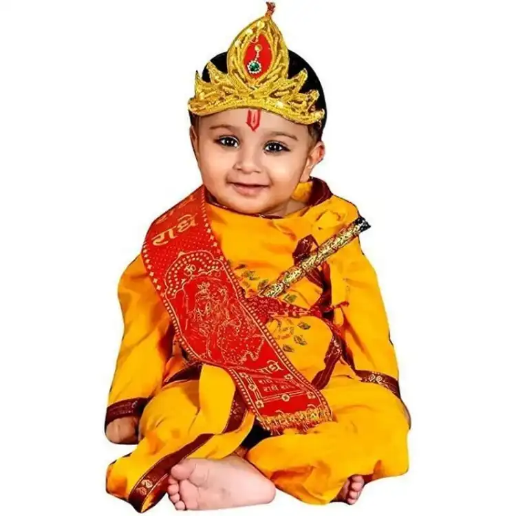 Krishna dress for store 3 year boy