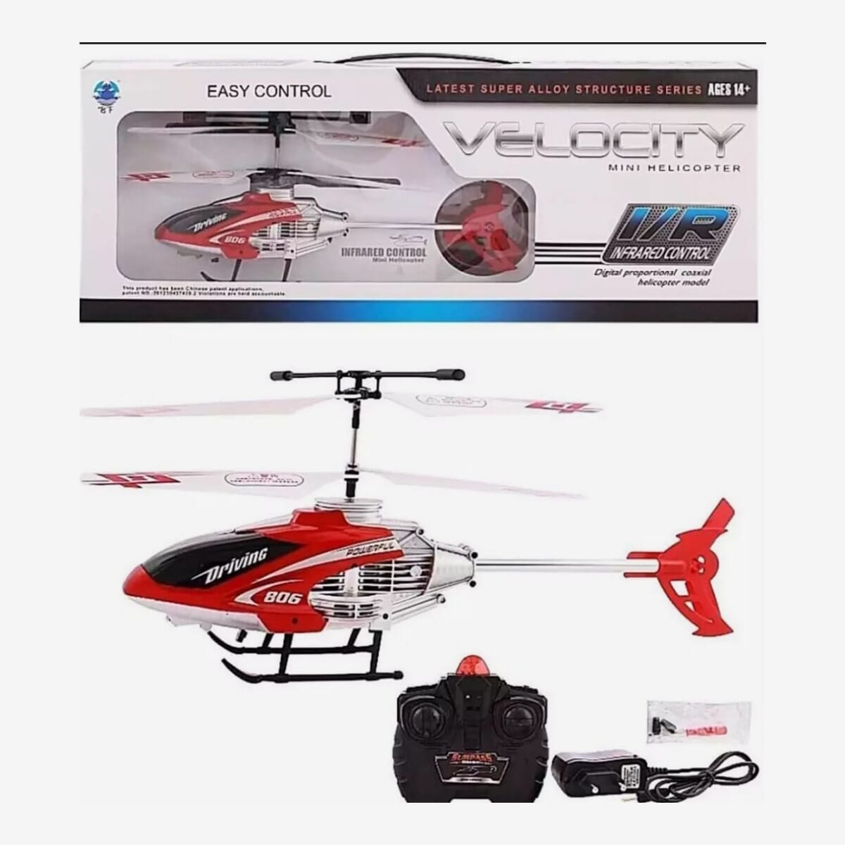 Remote Control Velocity Helicopter With Rechargeable Battery Daraz .np