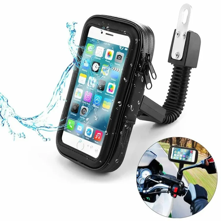 Waterproof Bicycle Mobile Phone Holder Support Universal Motorcycle GP