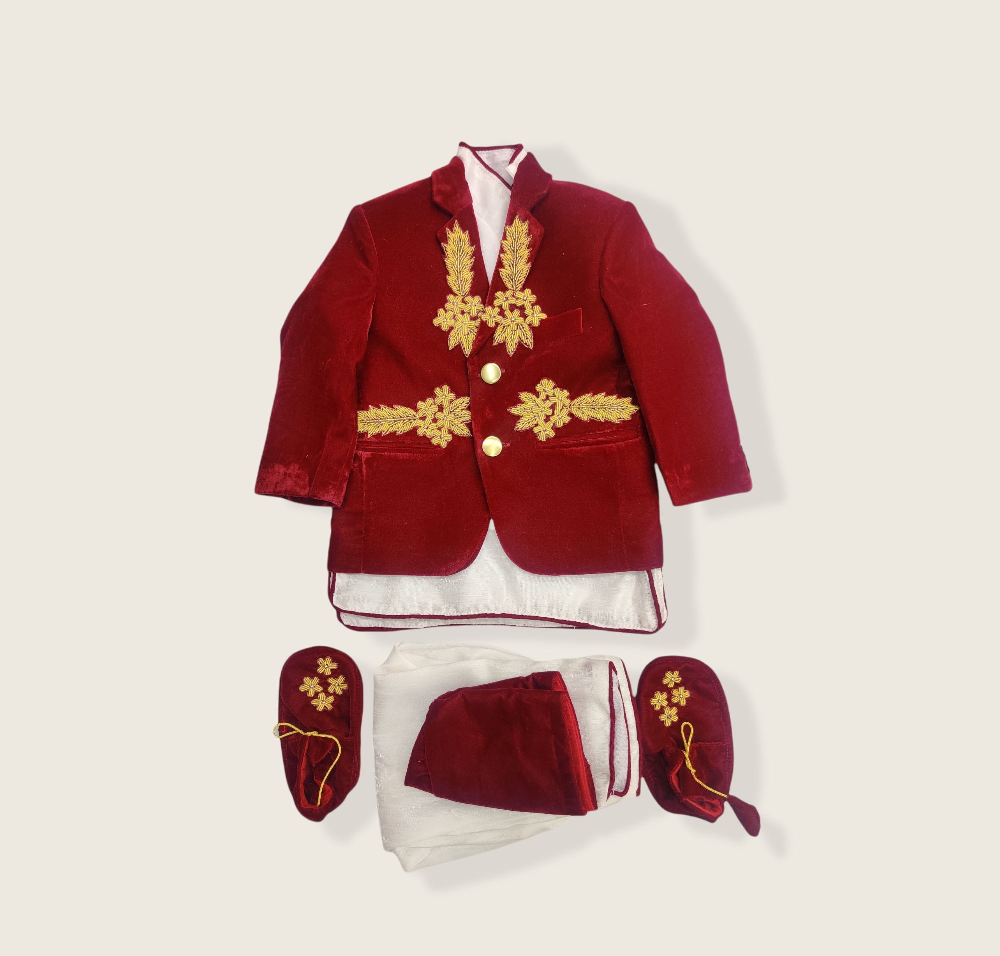 daura suruwal with coat