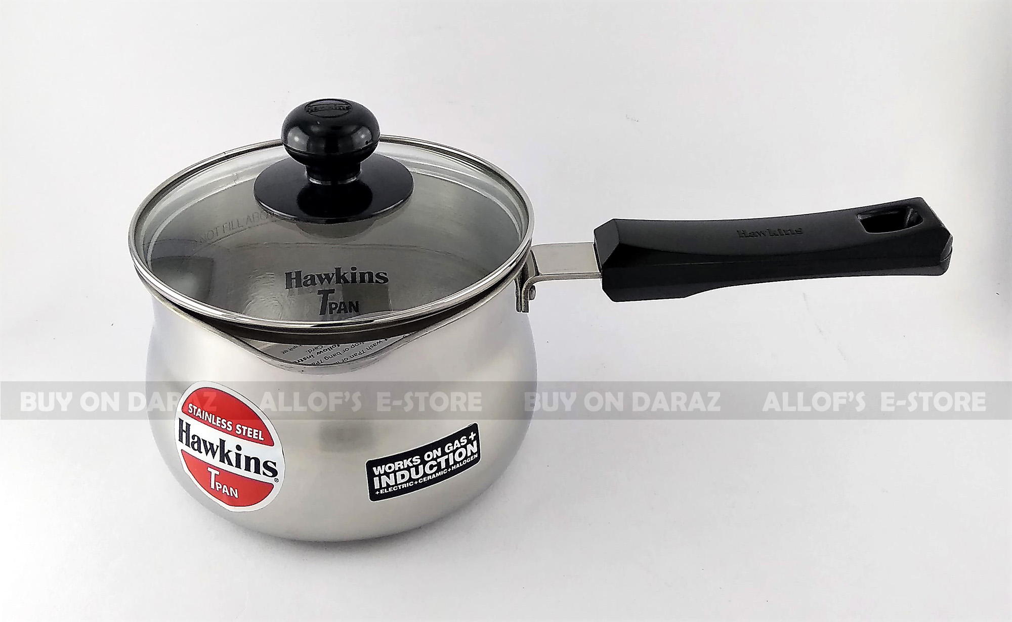 Hawkins Stainless Steel Induction Base T Pan 1.5Litre With