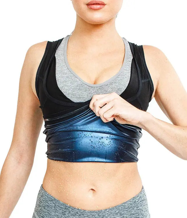 Sweat Shaper Vest For Women, Polymer Shapewear, Workout Tank Top For Weight  Loss