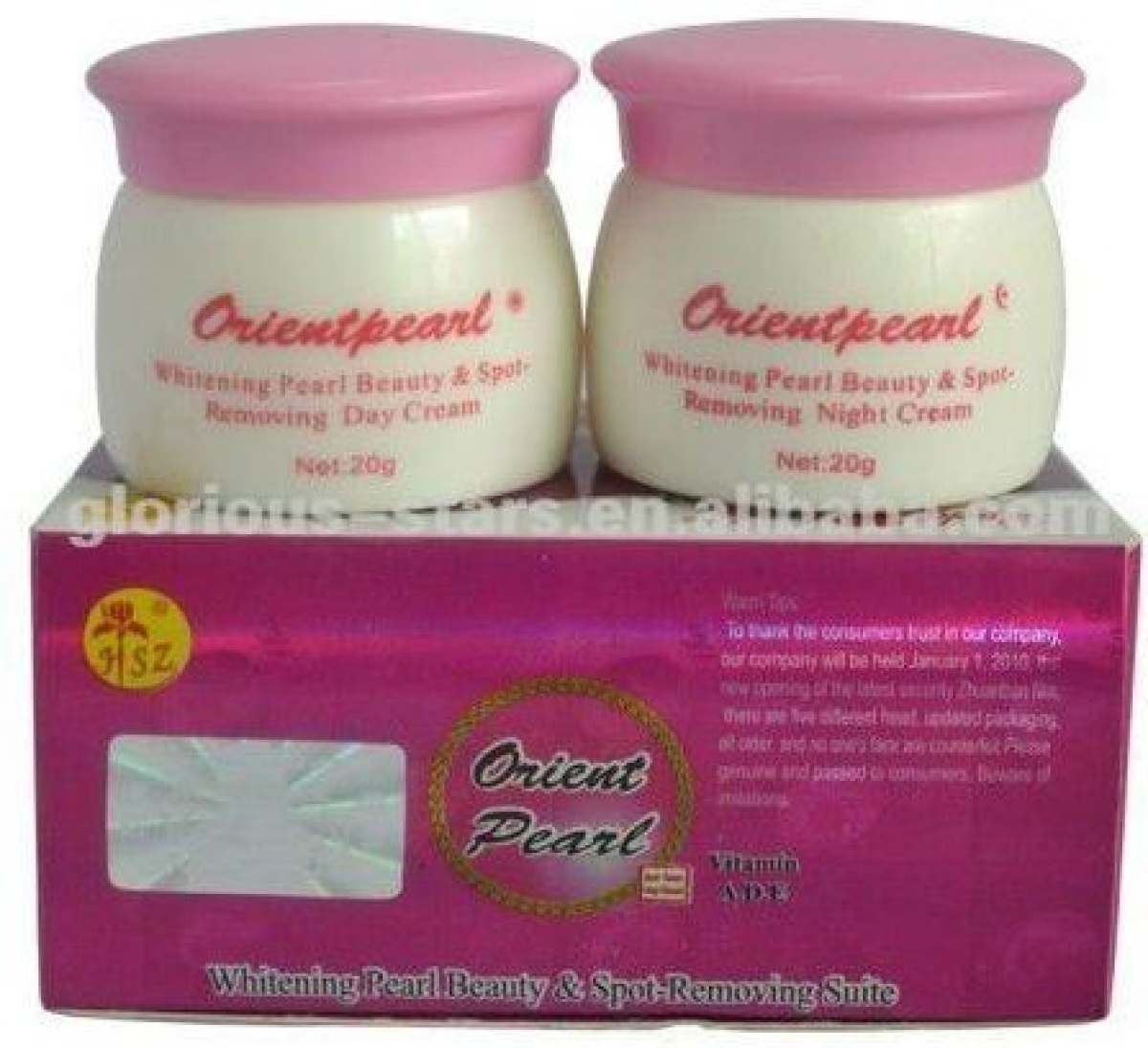 orient pearl whitening cream