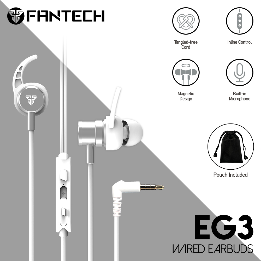 Fantech EG3 Gaming Earphones Headset with mic for Mobile and PC Wired ...