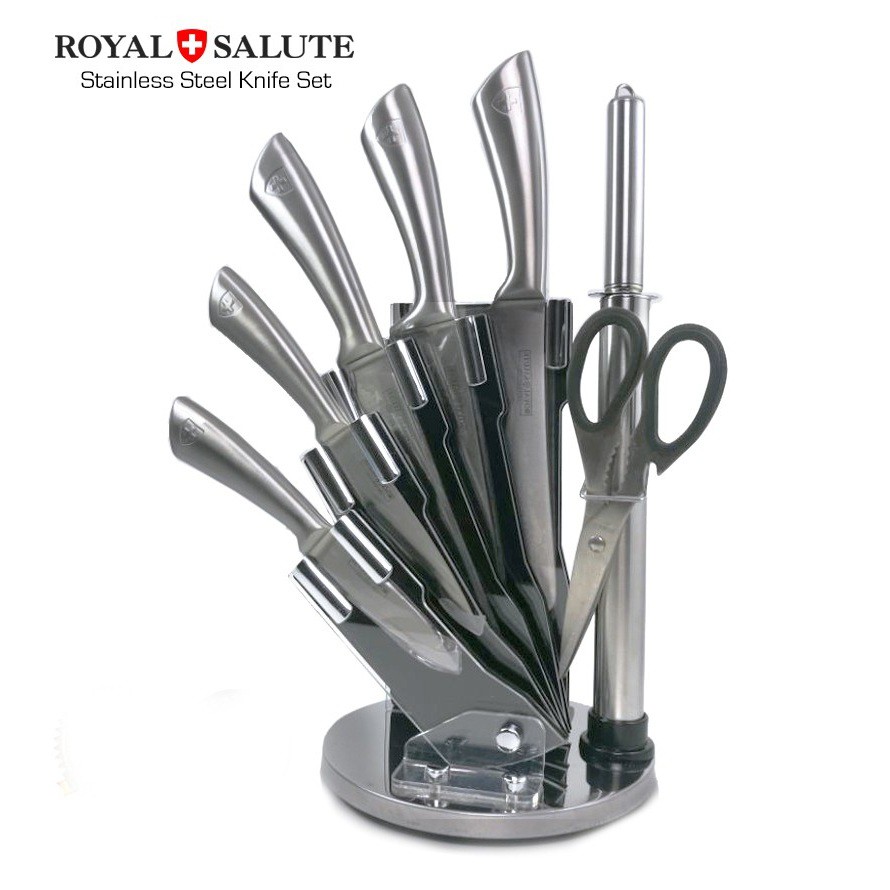 Stainless steel on sale knife set