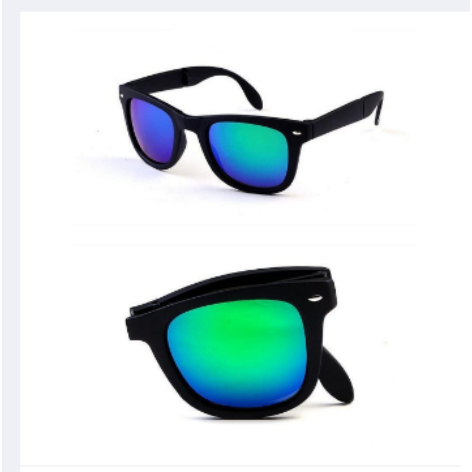 Folding Sunglasses For Unisex (Blue)
