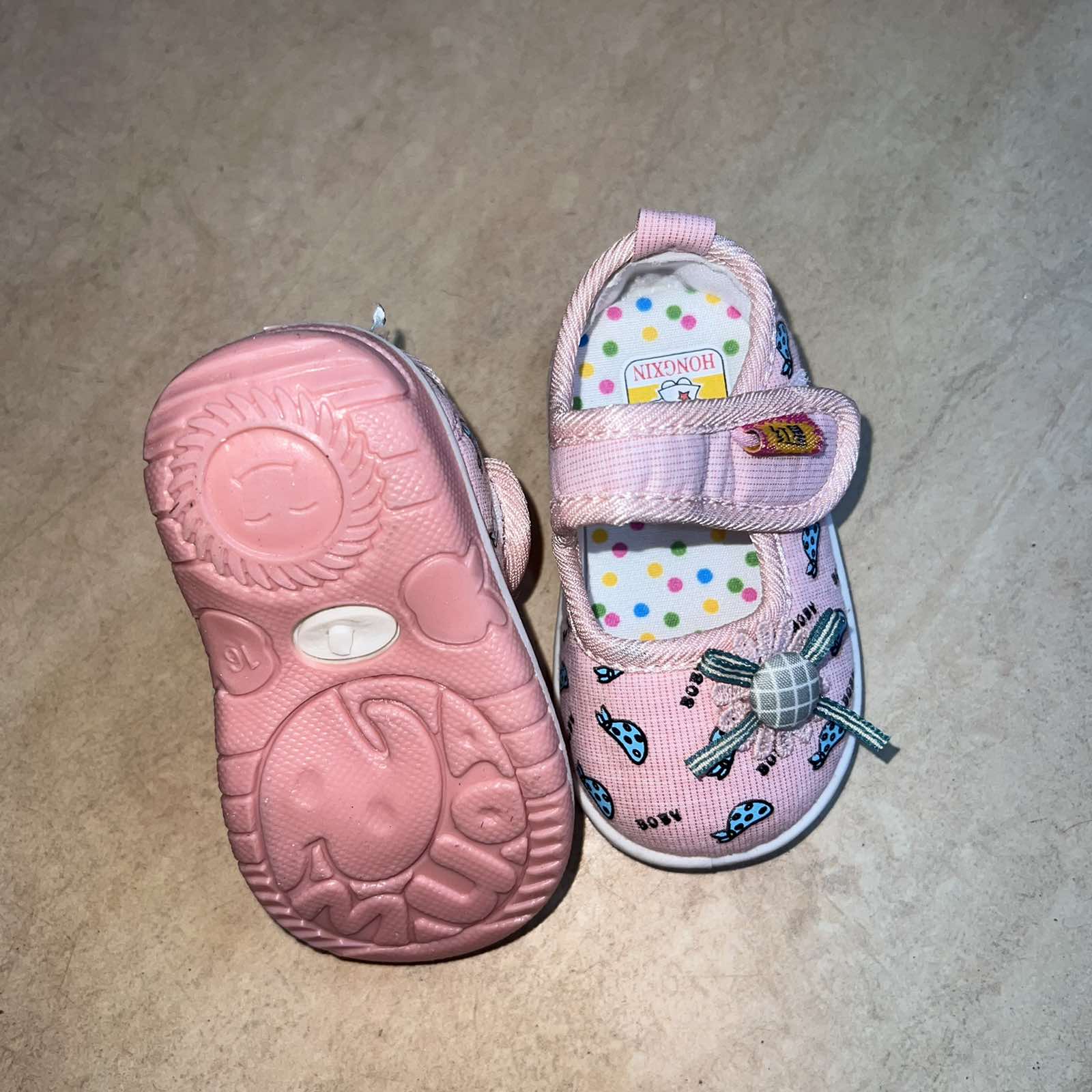 Pink Slip On Cute Shoes By Jutta Ghar Nepal For Kids (Unisex)