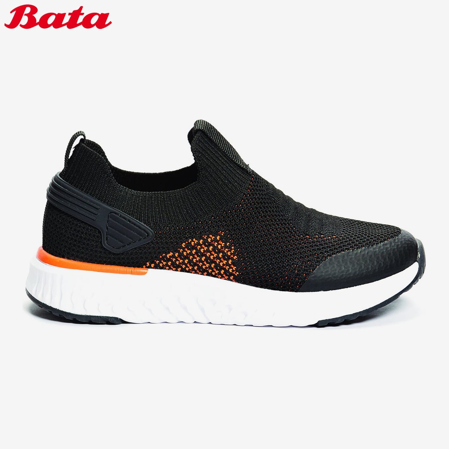 Bata Bubblegummers Kids Black Slip-On Sneakers 3516211