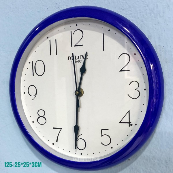 Numbering Dial Simple Medium Size Wall ClockGreen