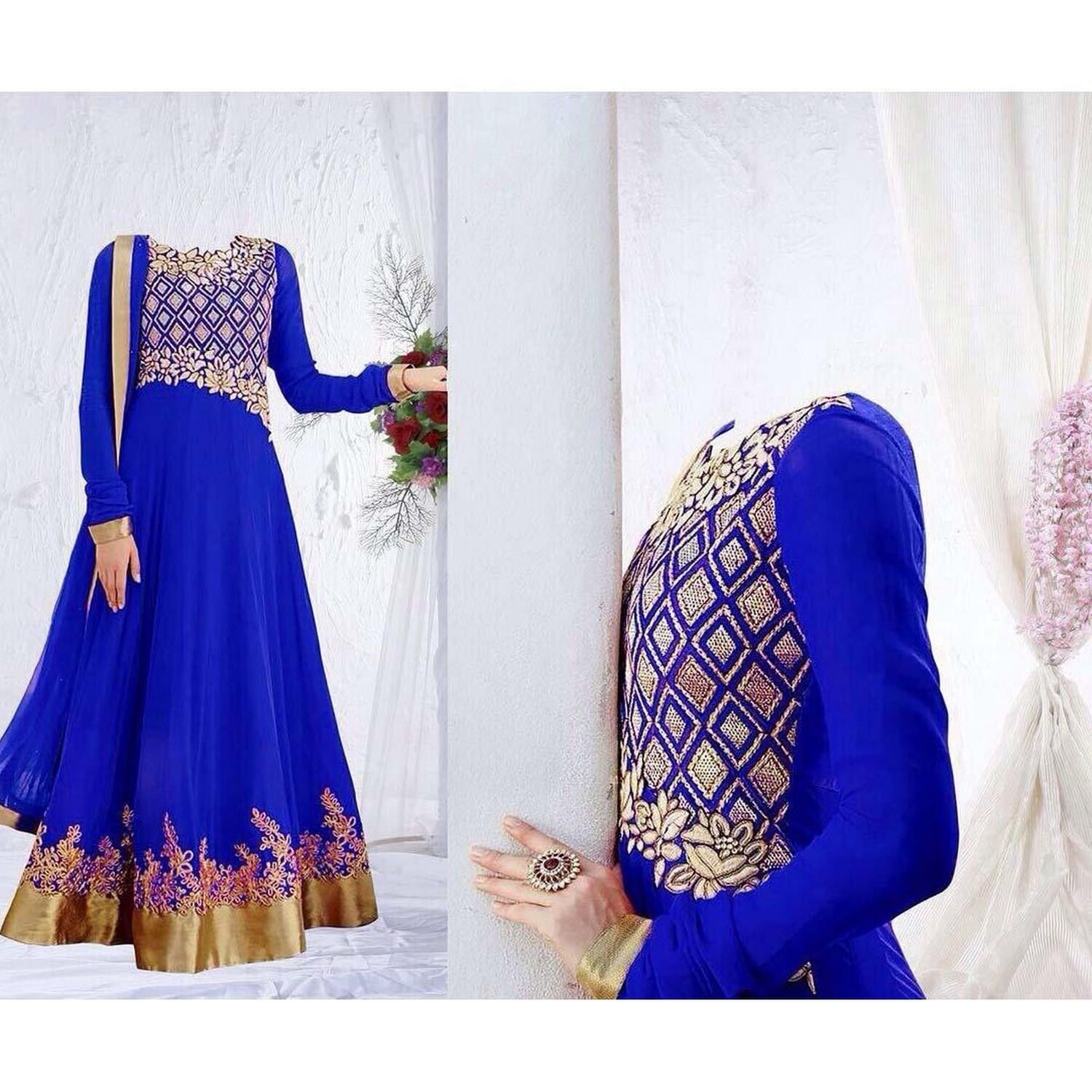 Discover more than 138 knee length anarkali dresses latest seven.edu.vn