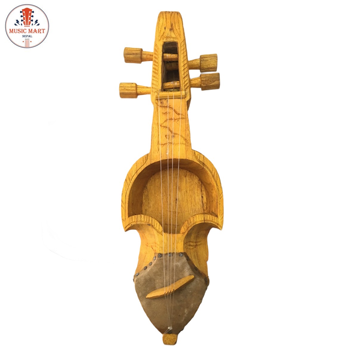 Brown Ganesh Carved Nepali Sarangi 15 Inch price in Nepal