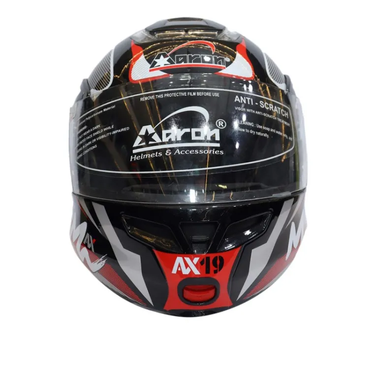 Aaron hybrid helmet store visor