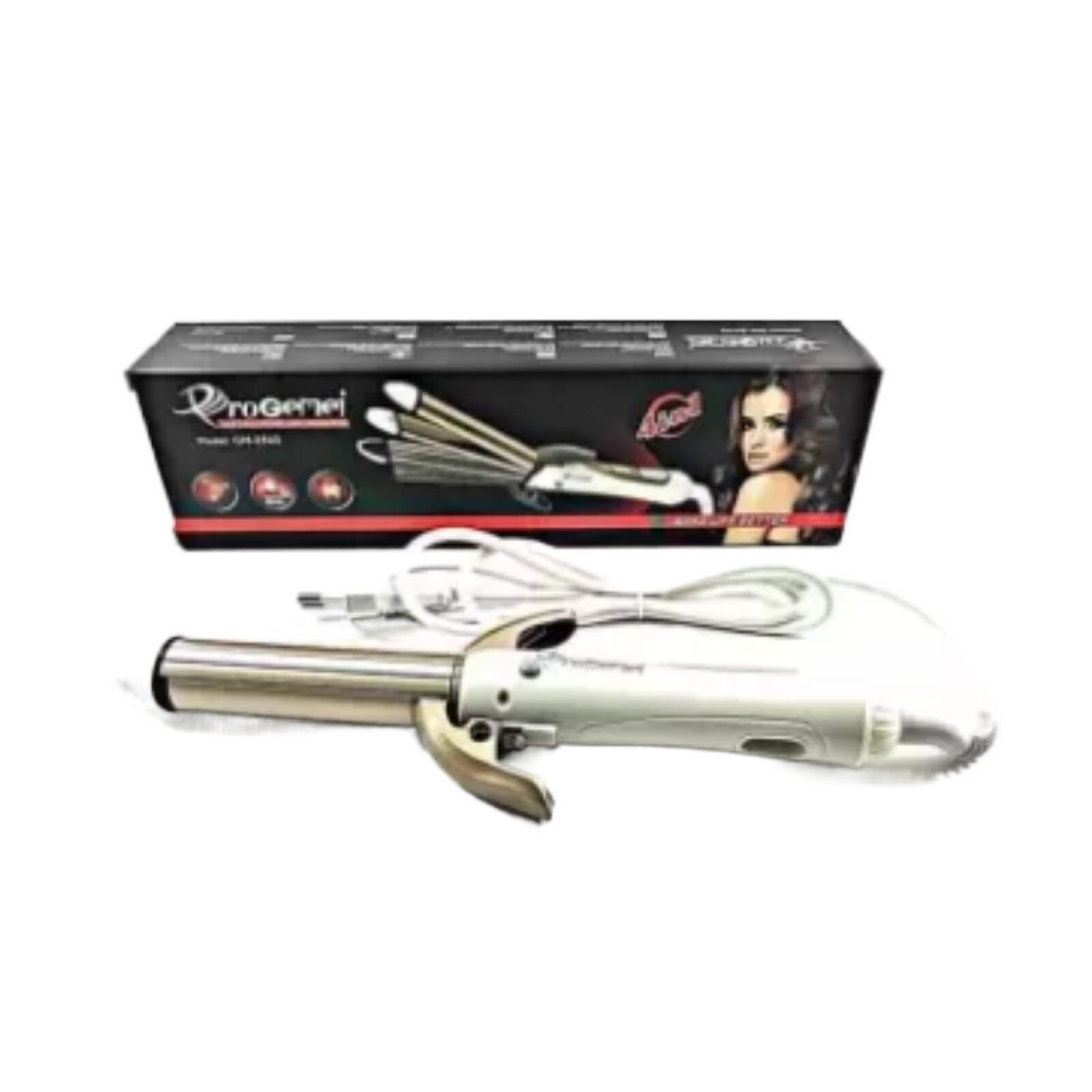 4 IN 1 ProGemei Professional Hair Iron Pro Hair Straightener, Curler and Wave