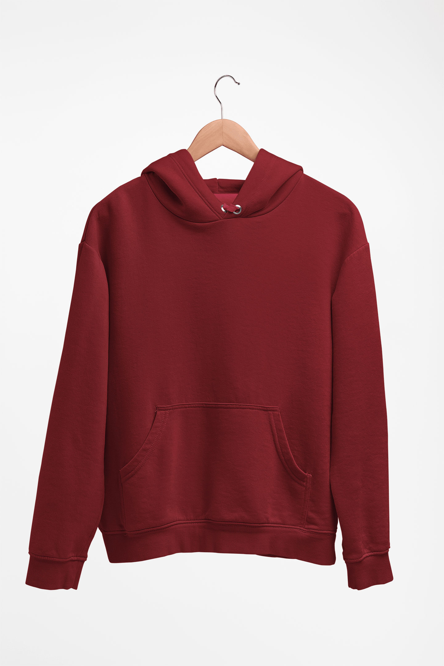 maroon hoodie plain