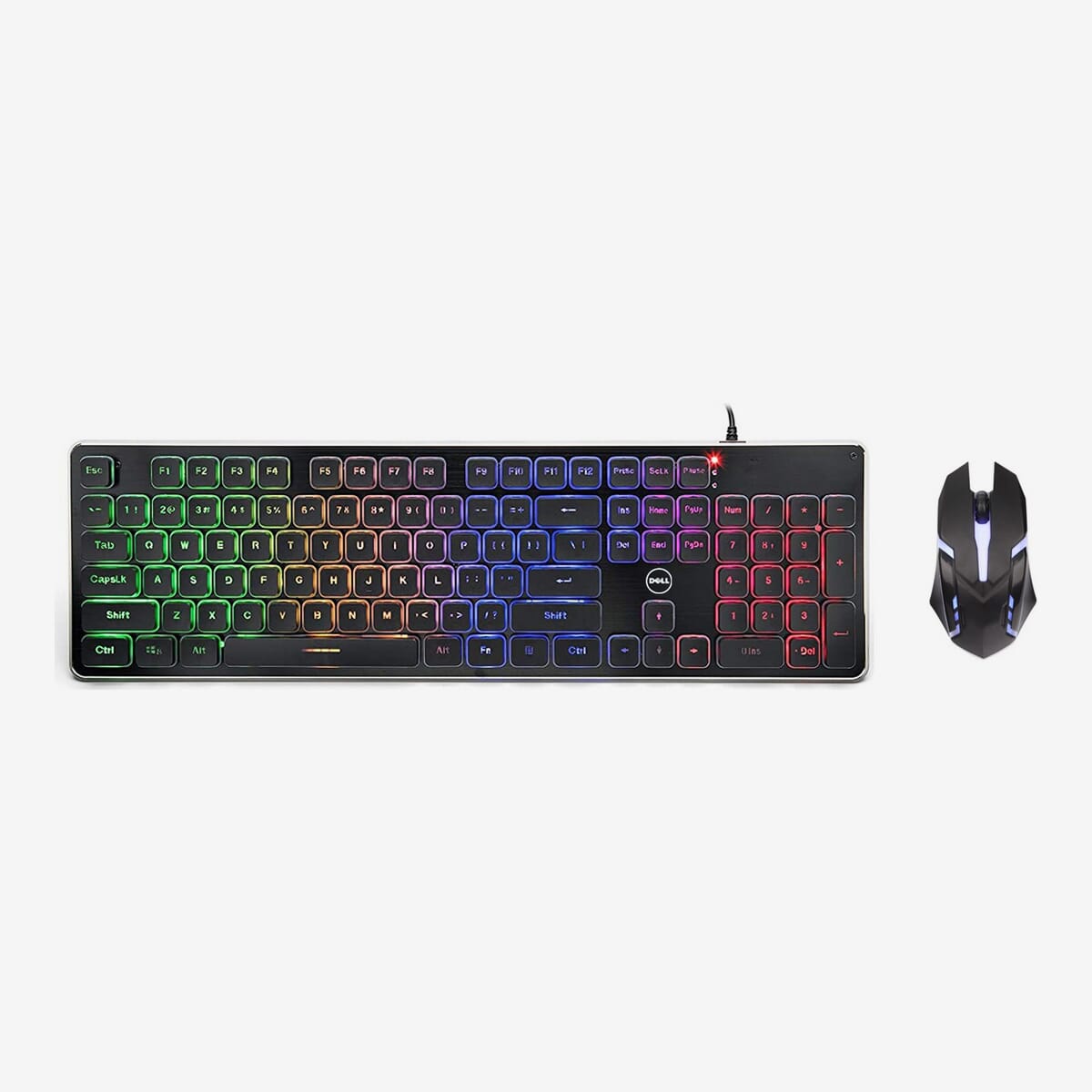 DELL KB690F Multimedia Support Designer's Technology Professional Razer  Polychromatic Colorful RGB Keystroke Backlit Quiet Gaming Keyboard - Black