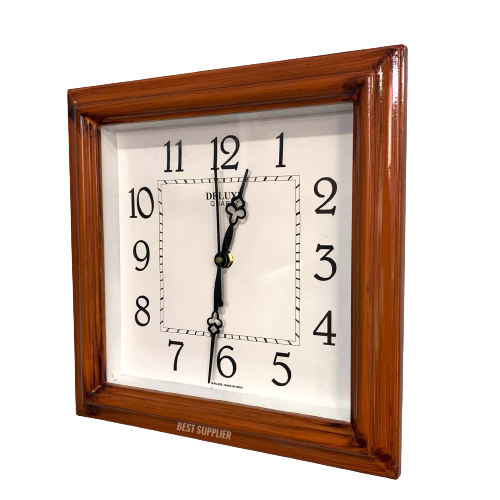 Rikon Wooden Body Round Dial Stylish Design Pendulum Wall Clock price in Nepal