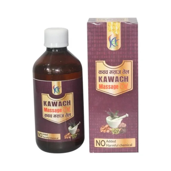 Kawach Massage Oil No Added Harmful Chemical To Get Relief From Different Physical Conditions-200Ml