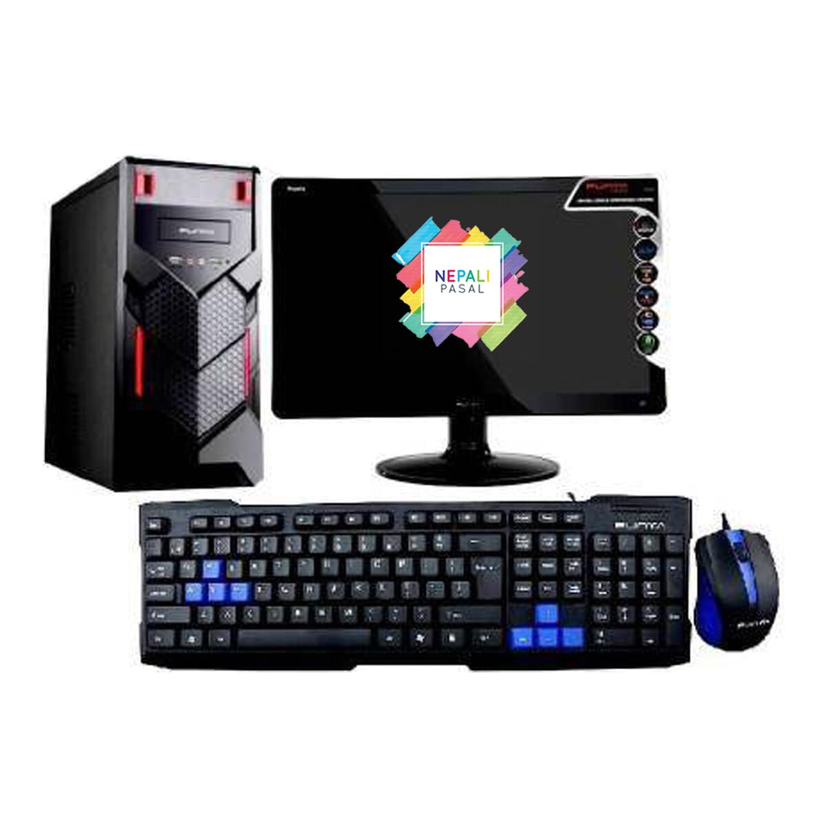 Wifi Desktop PC Computer Assemble Wireless With Solid State Drive Ssd 256GB/ Intel Core i5/ 8 GB Ram/ 19 inch Monitor Intel HD Graphics 64 bit Windows 10