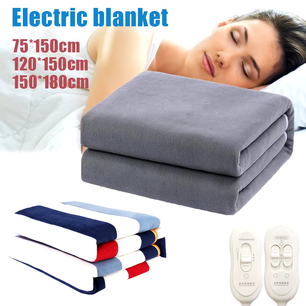 Electric Blanket With Heat Controller, Single, Double And King Size for Warmth & Comfort
