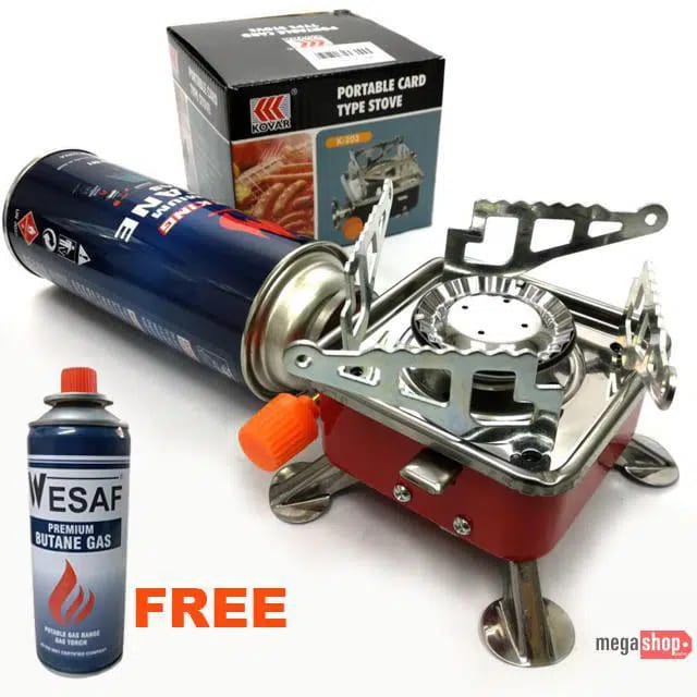Mini Camping Stove, Lightweight Folding Gas Burner for Outdoor Cooking