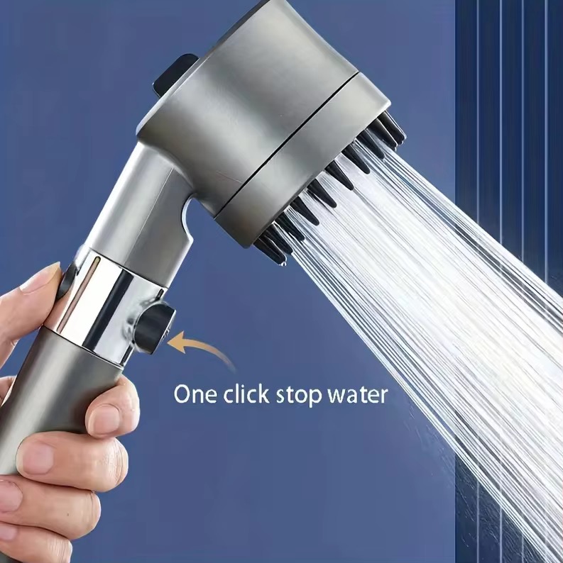 High Pressure Handheld Shower Head Set | Super Strong Rain Spray ...