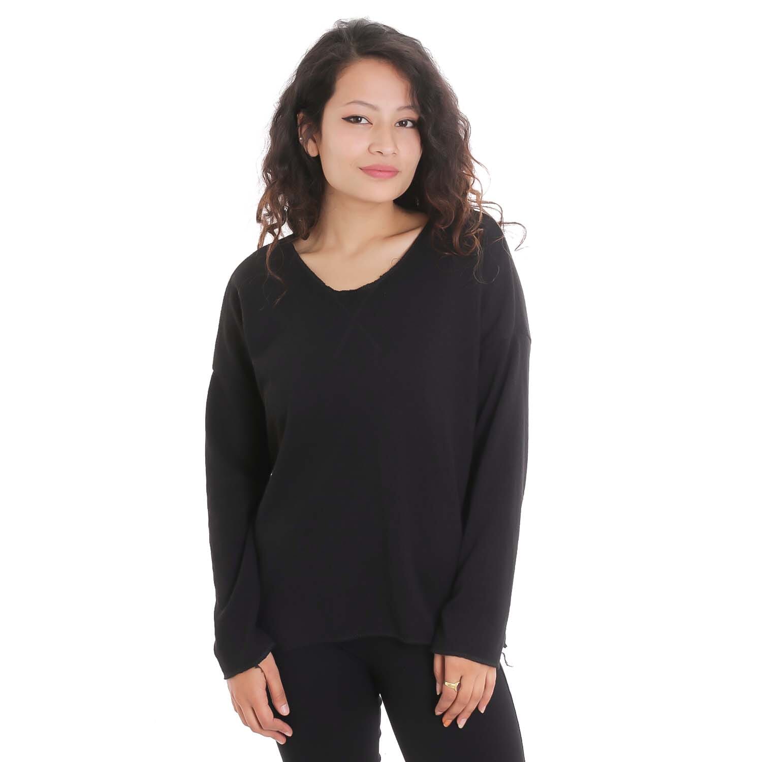 Black thin clearance sweater