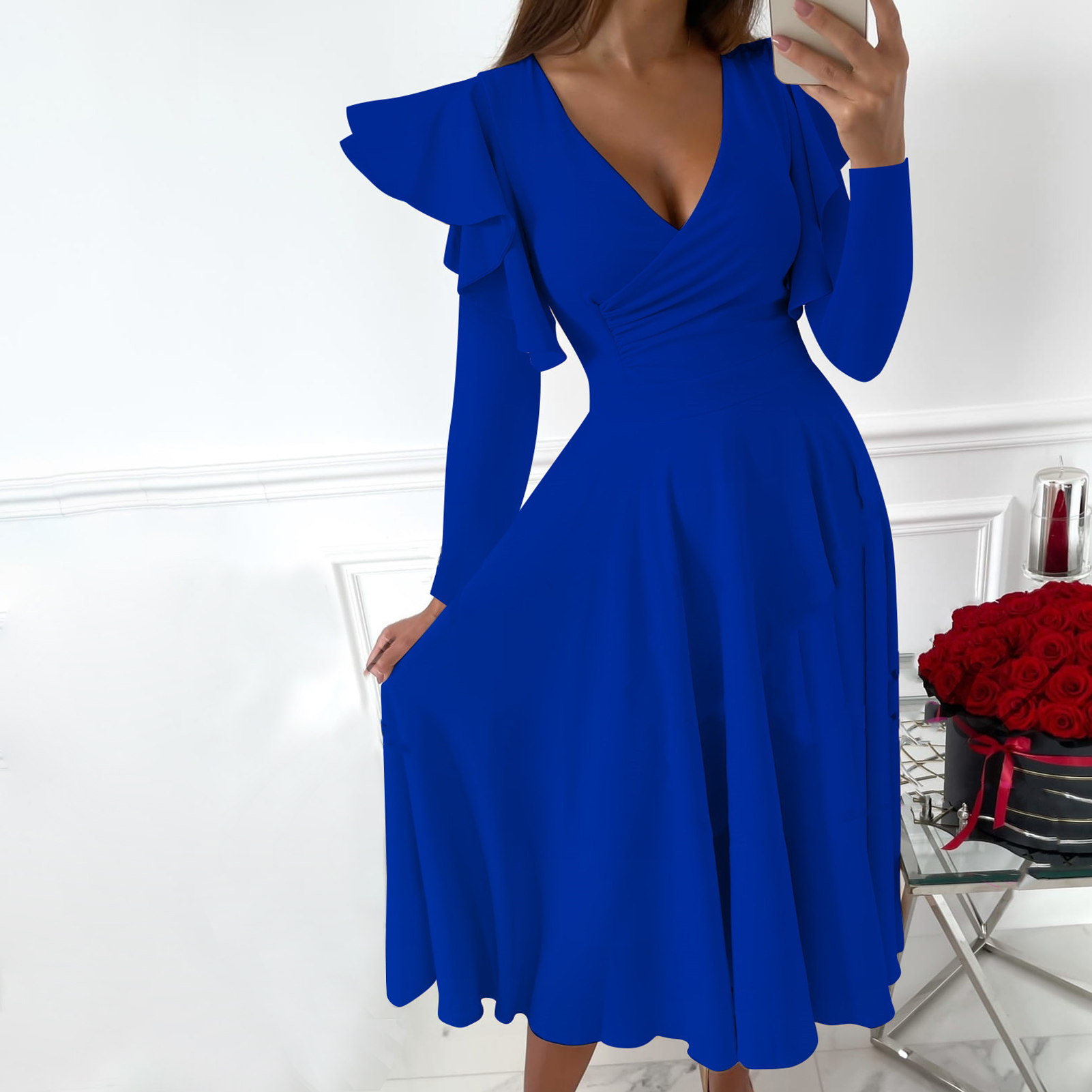 dillards mid length dresses