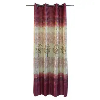 Embroidered Curtains Modern Sheer Ready Made Tulle Curtains Good