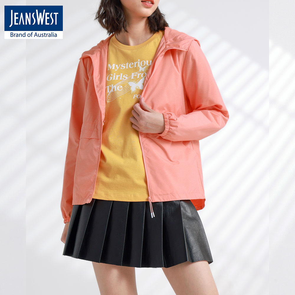 Jeanswest ORANGE RED Jacket For Women 