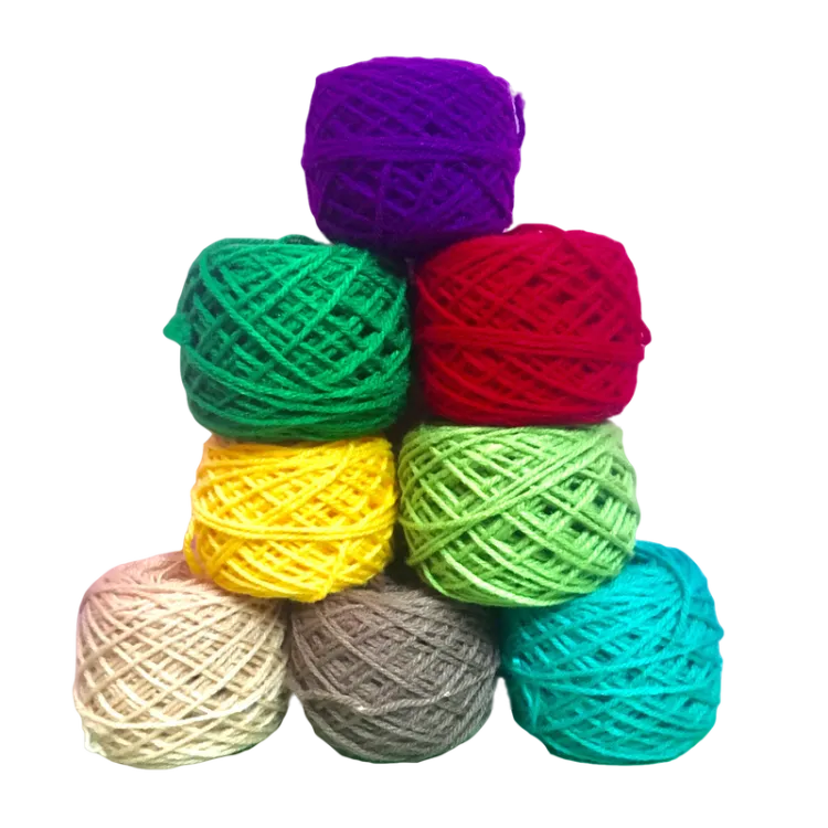 Woolen Yarn Threads. Wool Yarn For Knitting & Crochet. Wool Art & Craft. 8  Balls OF 8 Ply Wool