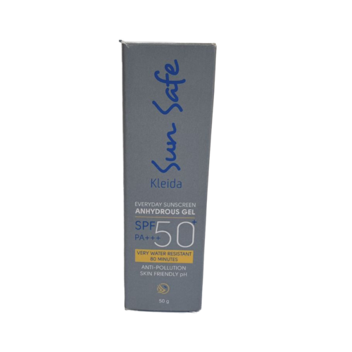 Kleida Sunscreen Gel SPF 50 Pa+++ , Water Resistant Sunscreen, Anti Pollutant Best SPF Sunscreen , 50 g