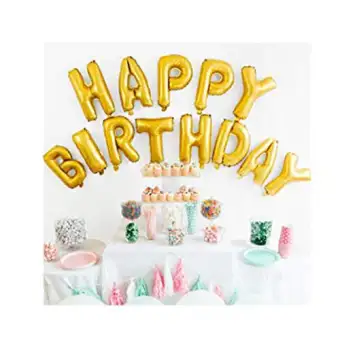 Happy Birthday Banner Birthday Balloons Balloon For Birthday