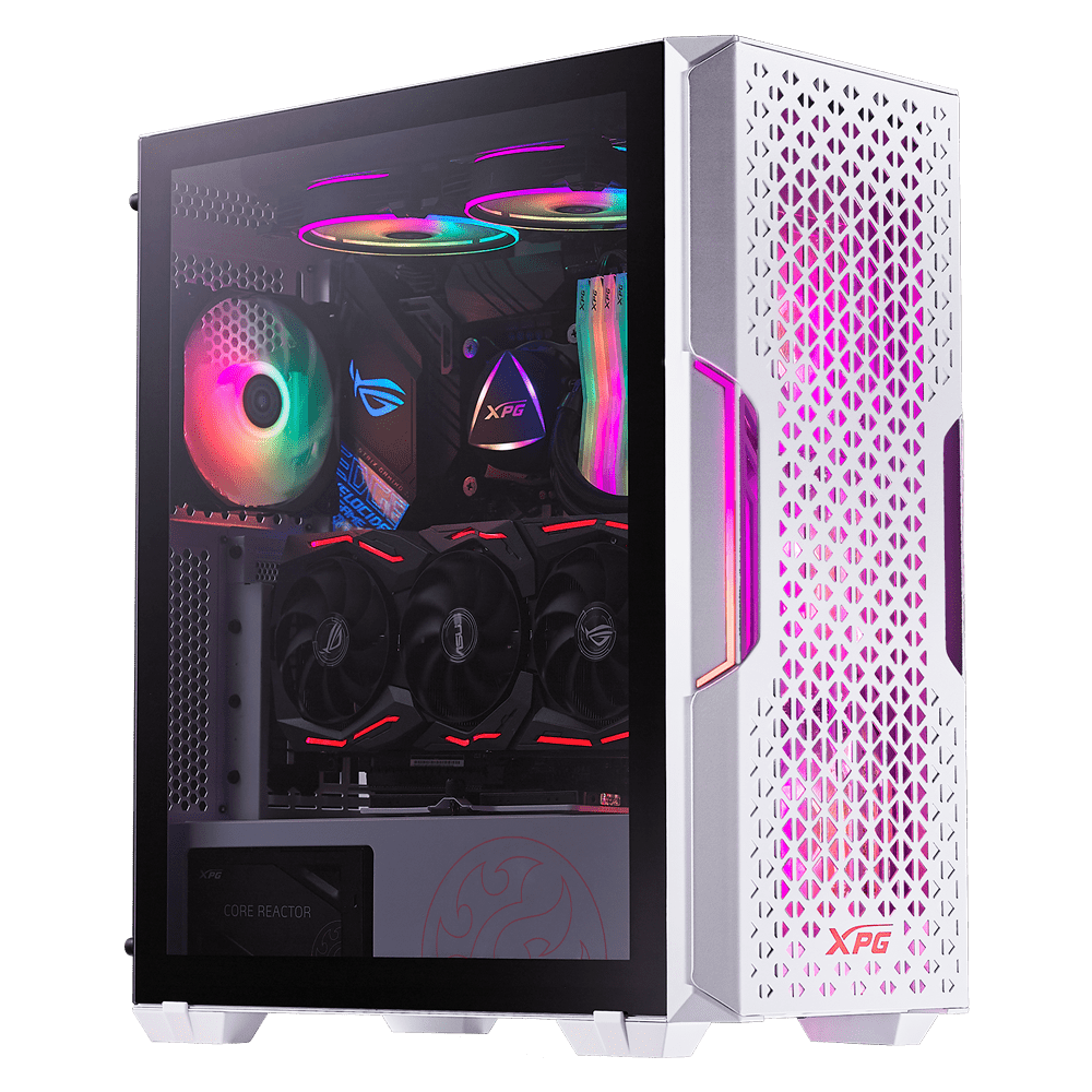 XPG STARKERAIR-WHCWW (White) Gaming casing
