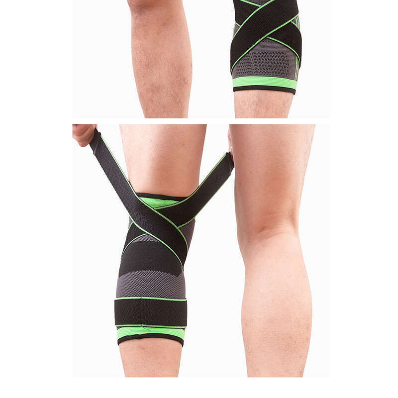 Sports Knitted Basketball Knee Leg Protectors Outdoor Cycling With Elastic And Breathable Straps For Anti Slip_voghion.com